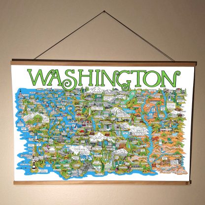 Customizable Washington Adventure Poster (featuring your home or business) - Image 4